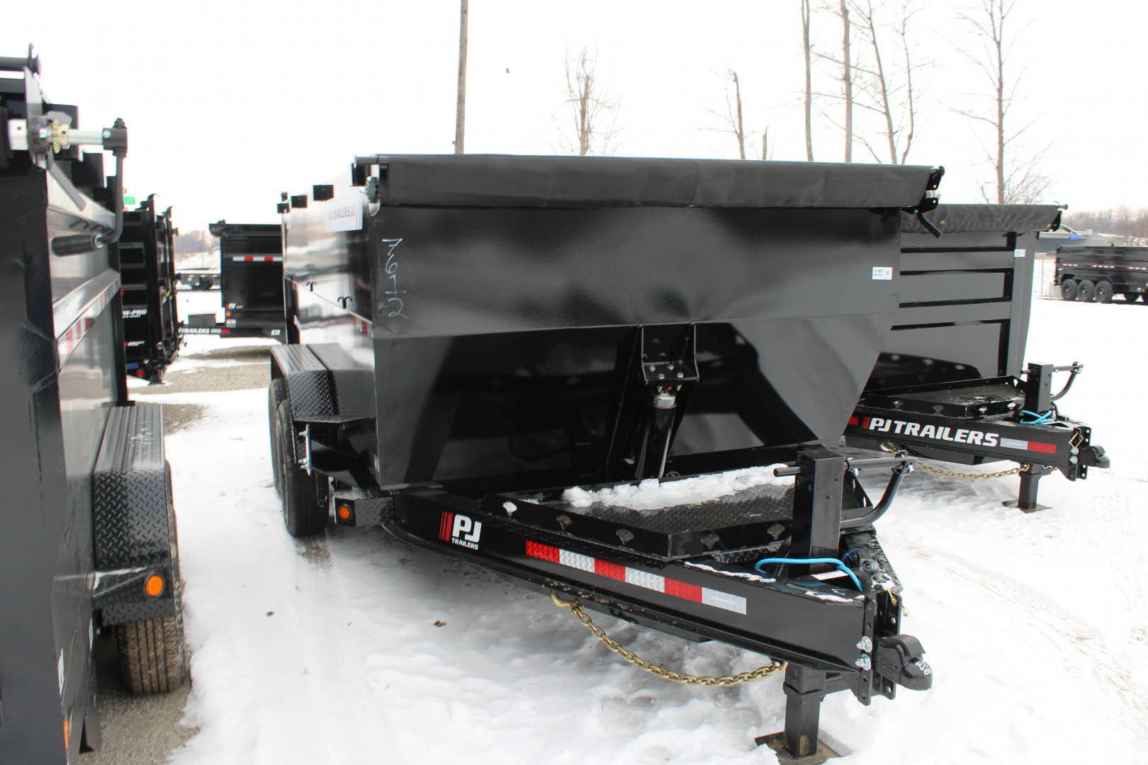 New 2026 PJ Trailers 14' DT1 HS Dump Trailer