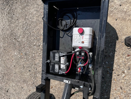 New 2026 H&H Trailers 54"X8' Homeowner W/CHARGER Dump Trailer