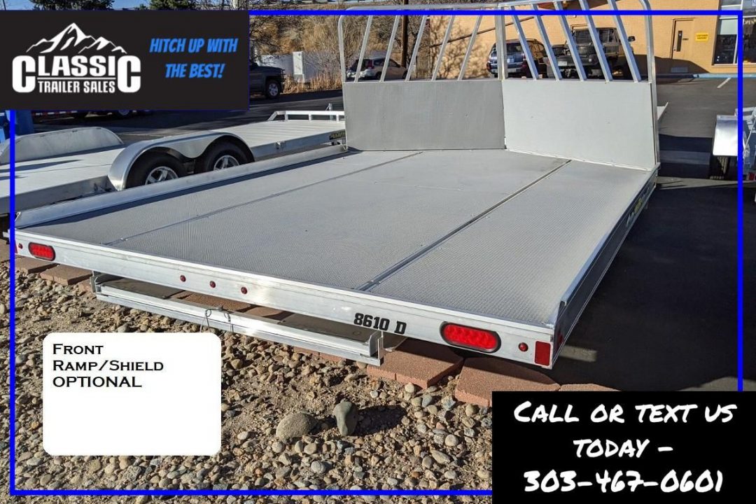 New 2027 Aluma 8610D/13 Snowmobile Trailer