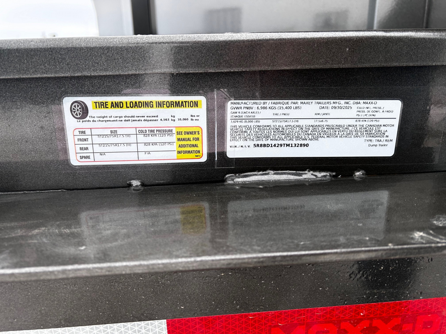 New 2026 MAXXD MAXXD DJX 83"X14' 16K GVWR Dump Trailer