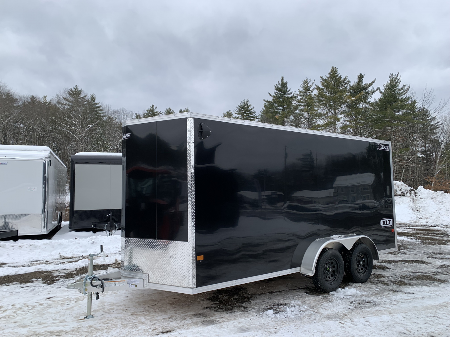 New 2026 High Country 7x16 + 18" V-Nose/ XLT Aluminum trailer / 7'interior -7000GVW