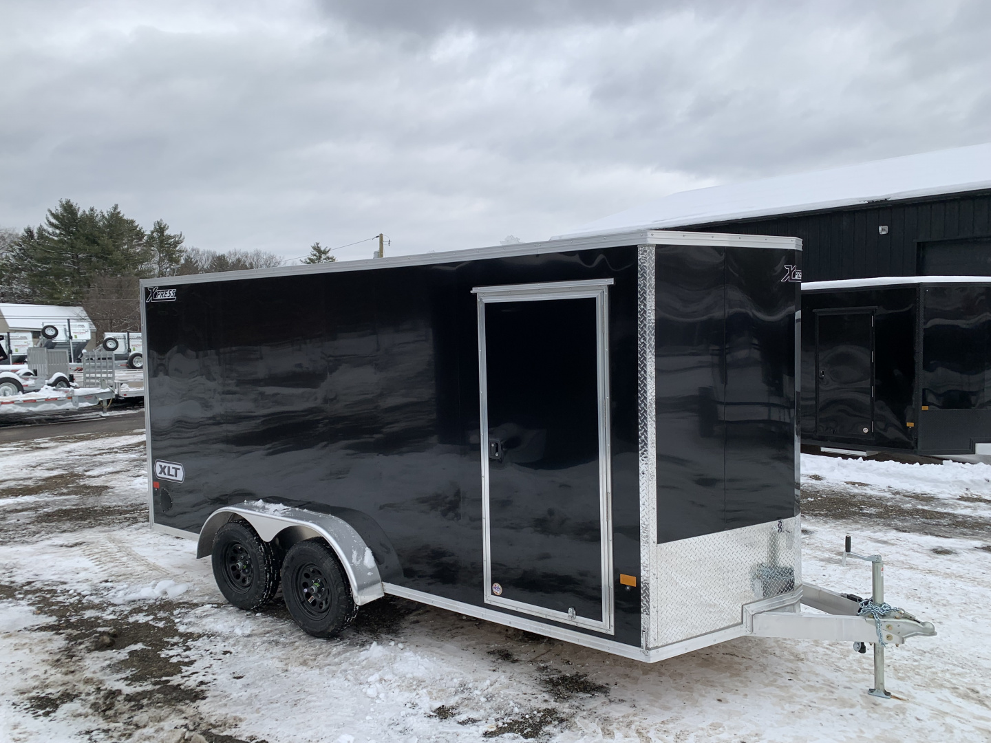 New 2026 High Country 7x16 + 18" V-Nose/ XLT Aluminum trailer / 7'interior -7000GVW