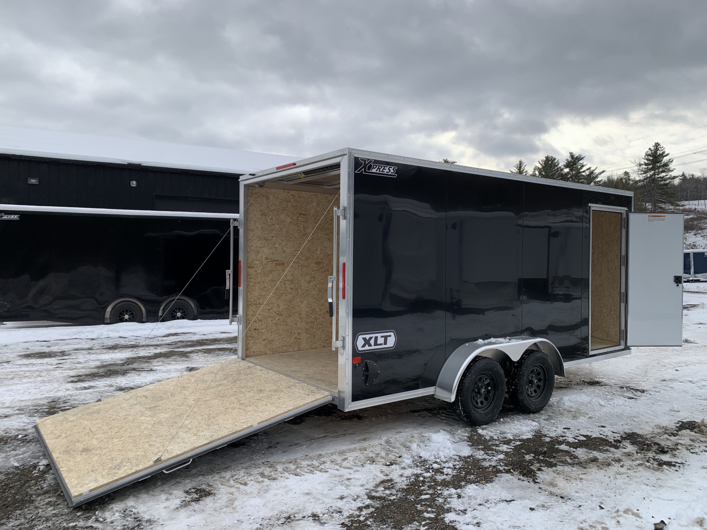 New 2026 High Country 7x16 + 18" V-Nose/ XLT Aluminum trailer / 7'interior -7000GVW