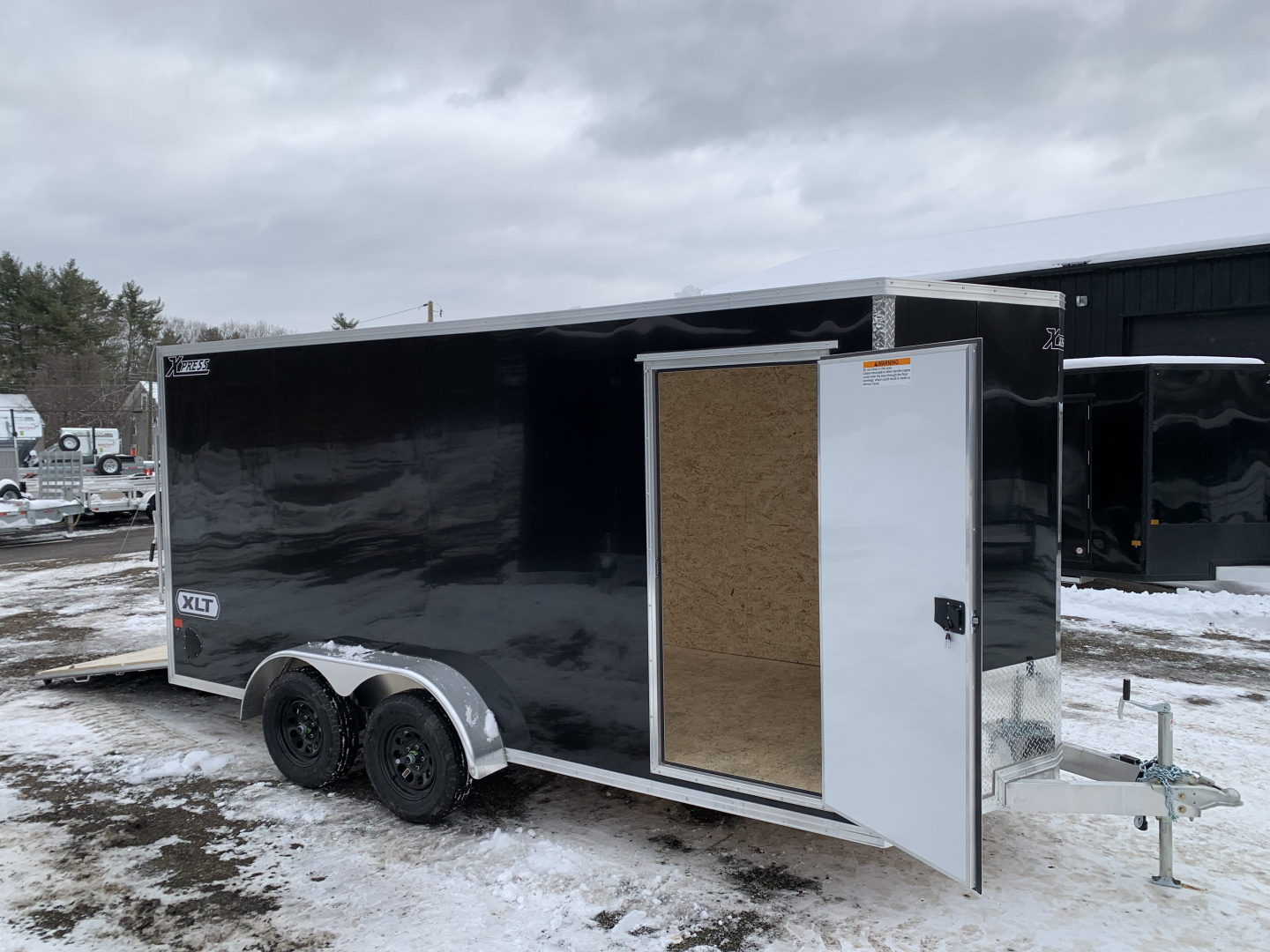 New 2026 High Country 7x16 + 18" V-Nose/ XLT Aluminum trailer / 7'interior -7000GVW