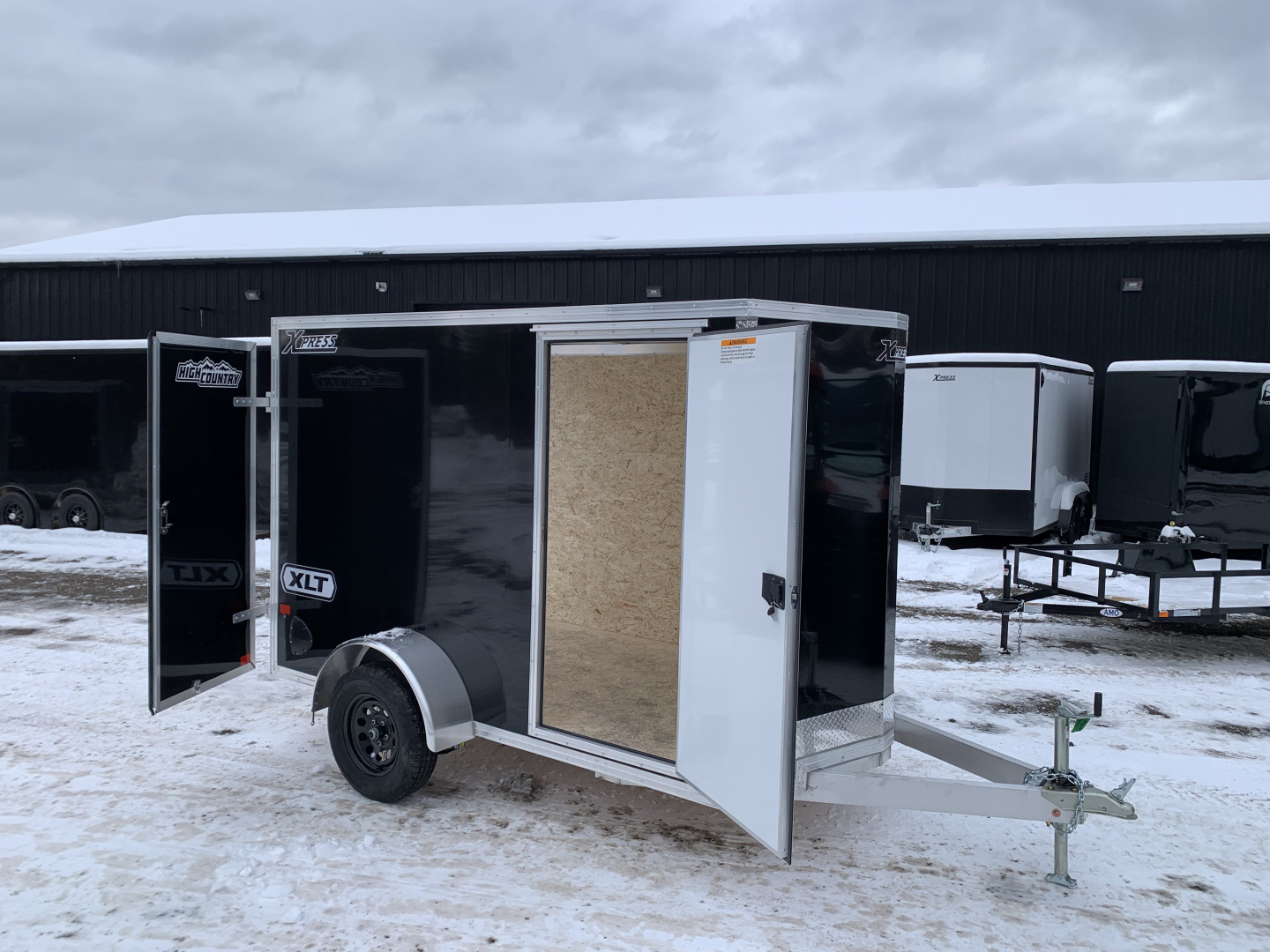 New 2026 High Country 6X10+ 2ft V-Nose/ Full Aluminum/Barn Doors / 6'6" interior- 2990GVW