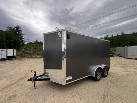 New 2026 Spartan 7X14 +2ft V-nose/7' interior height /Polycore Exterior / Barn Door - 7000GVW
