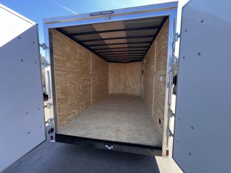New 2026 Spartan 7X14 +2ft V-nose/7' interior height /Polycore Exterior / Barn Door - 7000GVW