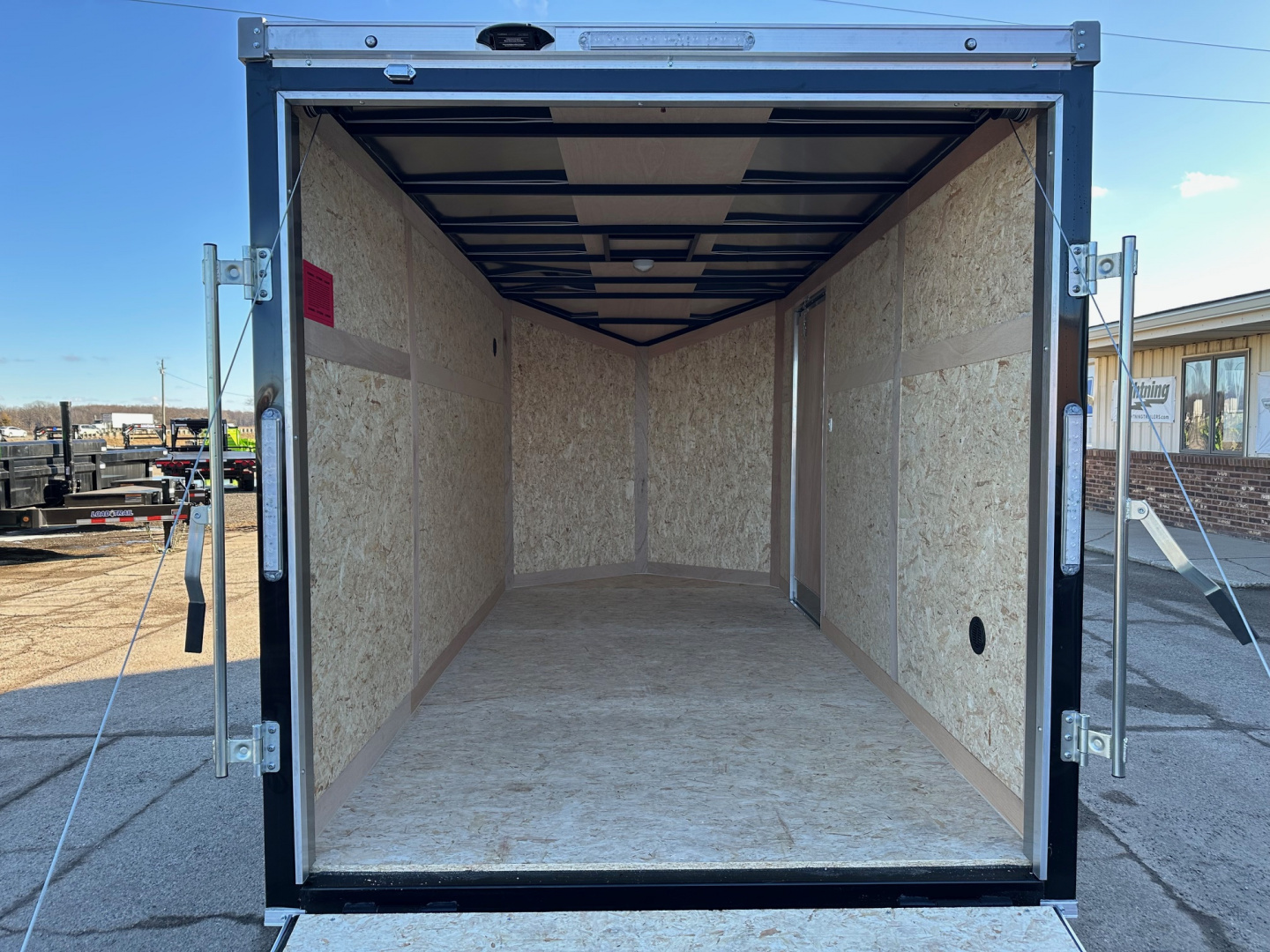 New 2026 Stealth Trailers Mustang 6x12 V-Nose w/Ramp Door Cargo / Enclosed Trailer