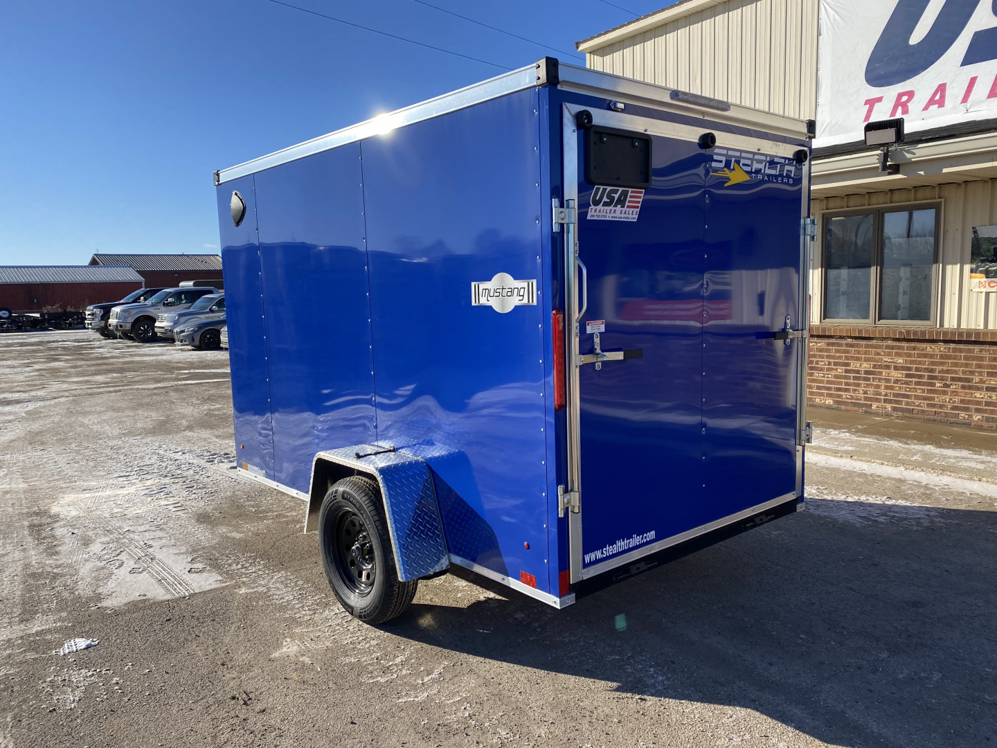 New 2026 Stealth Trailers 6x10 Mustang 3k w/Ramp Door Cargo / Enclosed Trailer