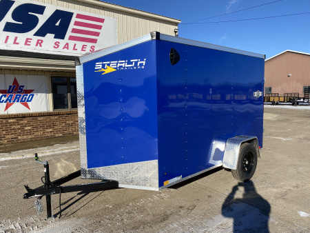 New 2026 Stealth Trailers 6x10 Mustang 3k w/Ramp Door Cargo / Enclosed Trailer