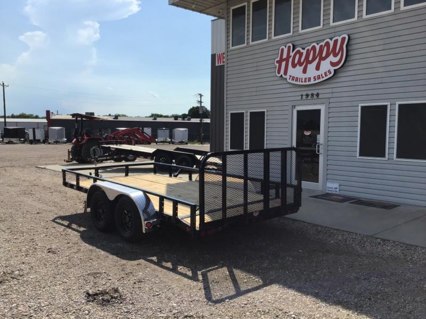 New 2026 PJ 83"x14' Tandem Axle Utility Trailer - UL