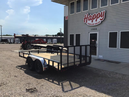 New 2026 PJ 83"x14' Tandem Axle Utility Trailer - UL