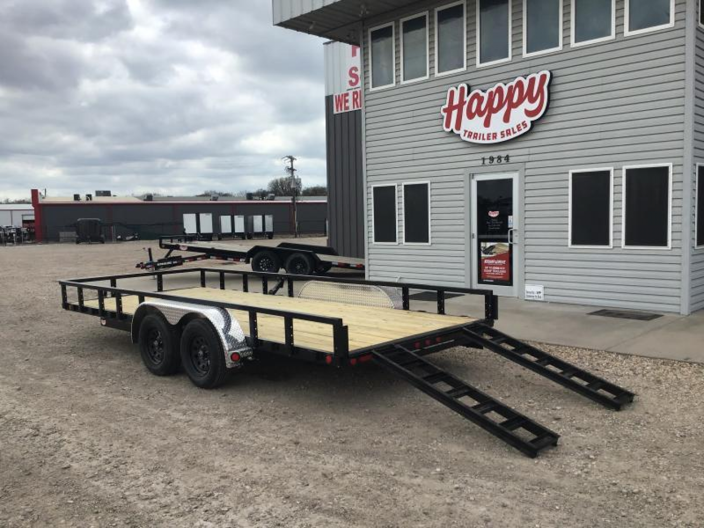 New 2026 PJ 83"x18' Tandem Axle Utility Trailer - UL