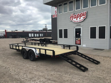 New 2026 PJ 83"x18' Tandem Axle Utility Trailer - UL
