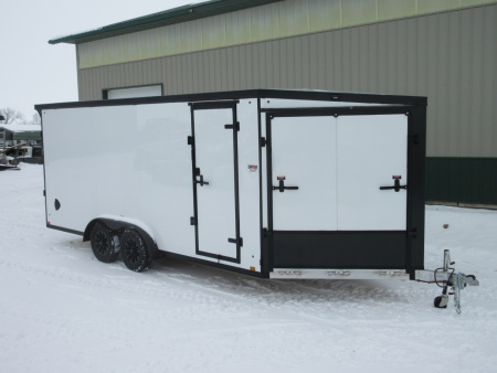 New 2026 Discovery Trailers Aero-Lite SE Snowmobile Trailer Snowmobile Trailer