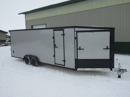 New 2026 Discovery Trailers Aero-Lite SE Snow Trailer 7.5'x29' Snowmobile Trailer
