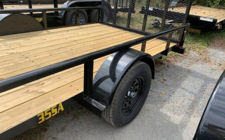 New 2026 Big Tex 35SA Utility Trailer 6’5”X14’ TUBE SPRING ASSIST FOLD FLAT GATE