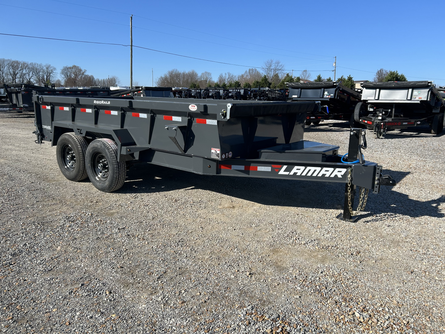 New 2026 Lamar Dump Trailer | 83" x 14' 14K GVWR