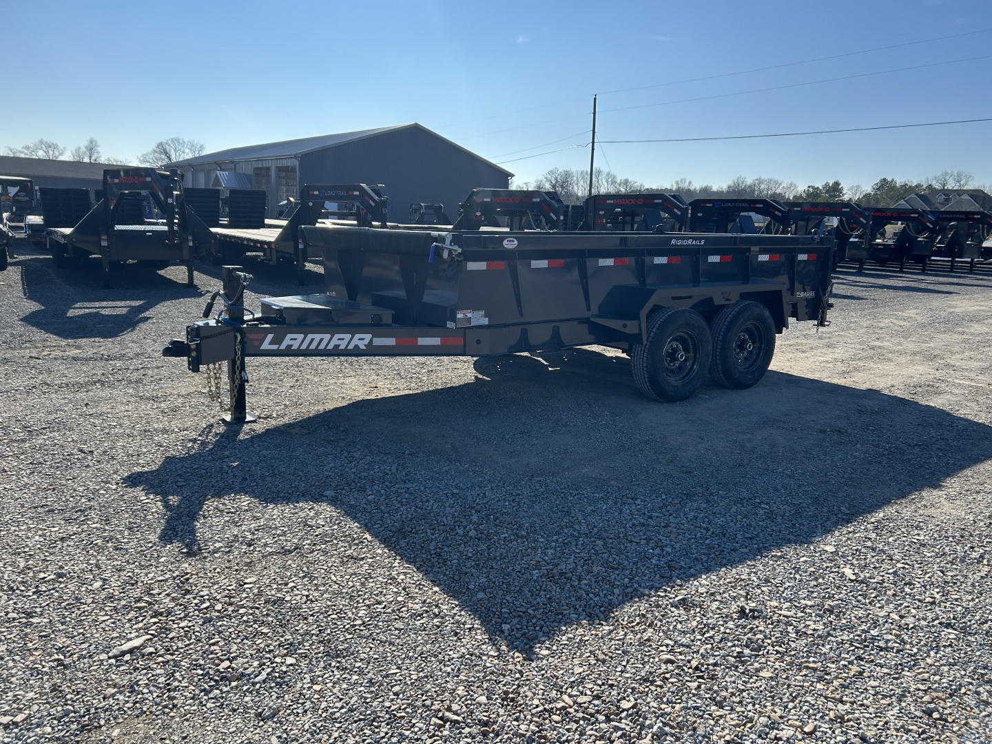 New 2026 Lamar Dump Trailer | 83" x 14' 14K GVWR