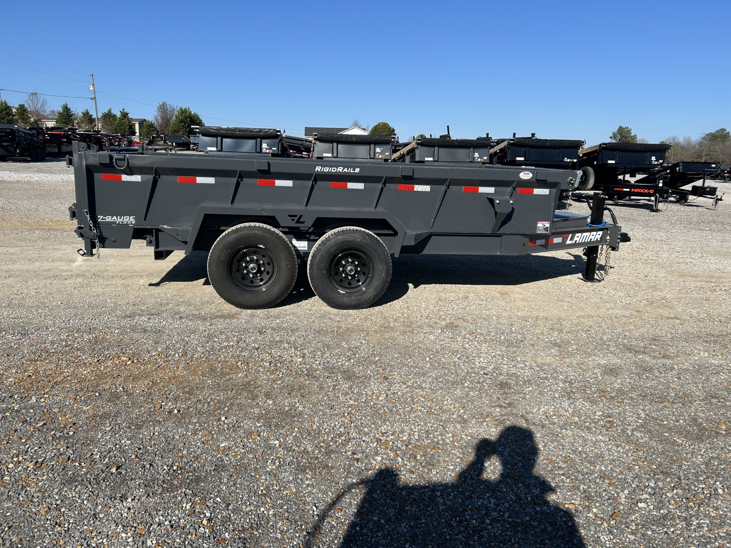 New 2026 Lamar Dump Trailer | 83" x 14' 14K GVWR