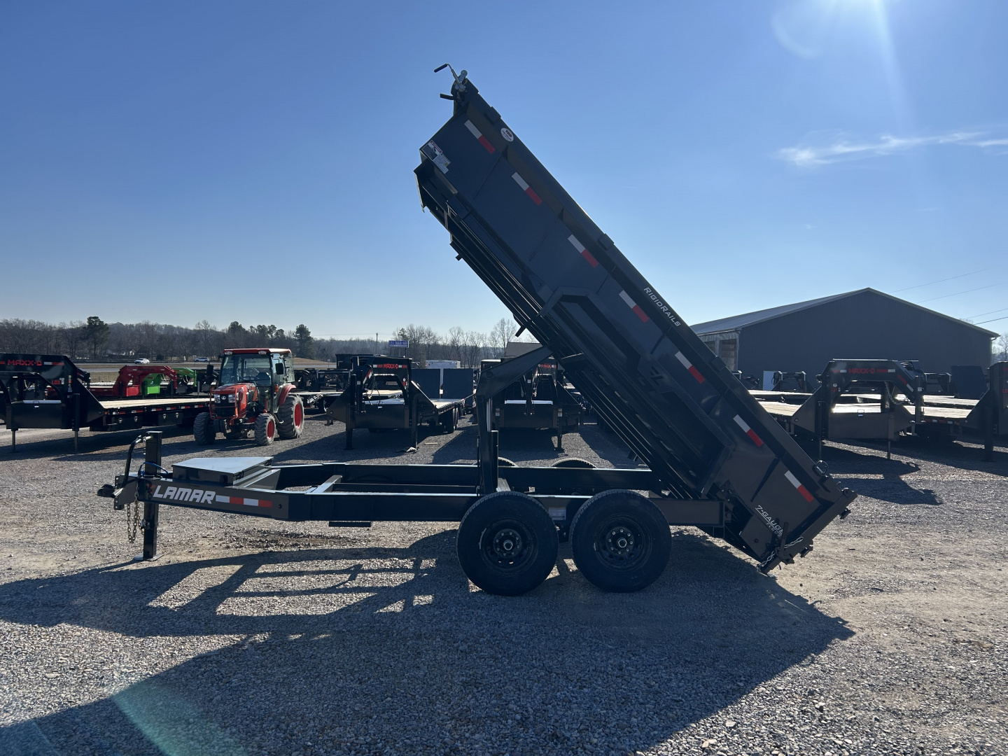 New 2026 Lamar Dump Trailer | 83" x 14' 14K GVWR