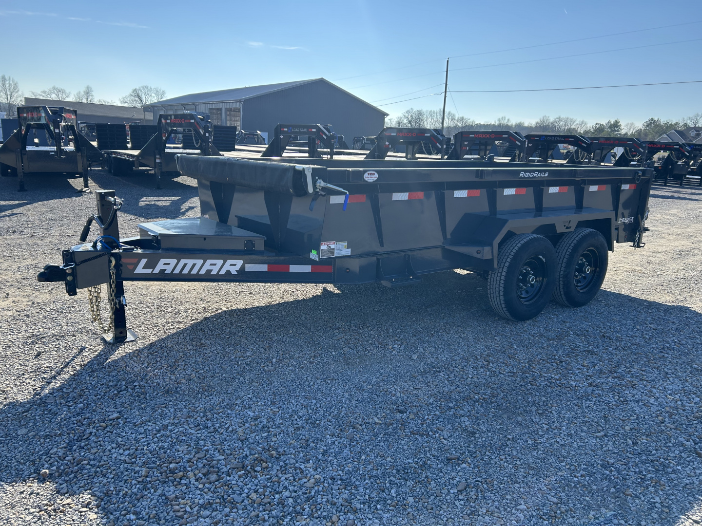 New 2026 Lamar Dump Trailer | 83" x 14' 14K GVWR