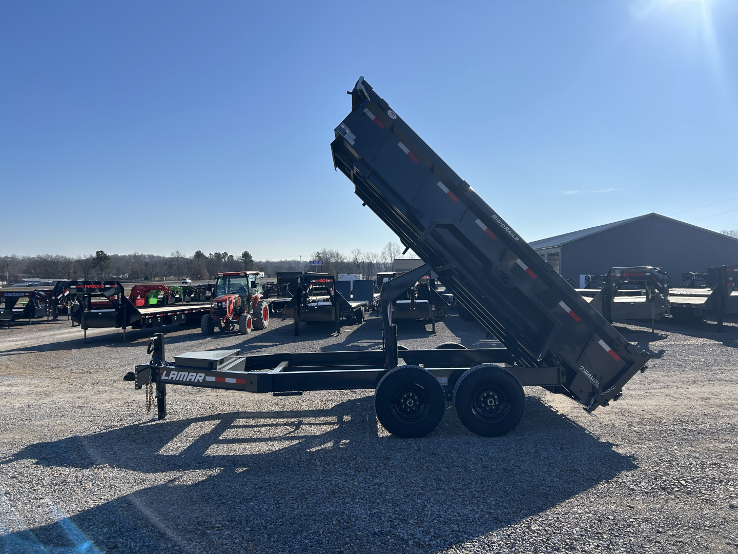New 2026 Lamar Dump Trailer | 83" x 14' 14K GVWR