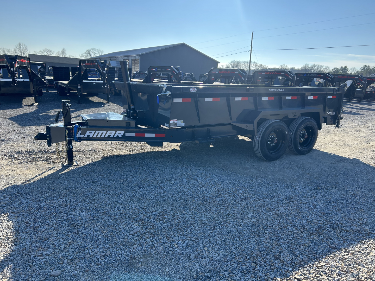 New 2026 Lamar Dump Trailer | 83" x 14' | 16K GVWR