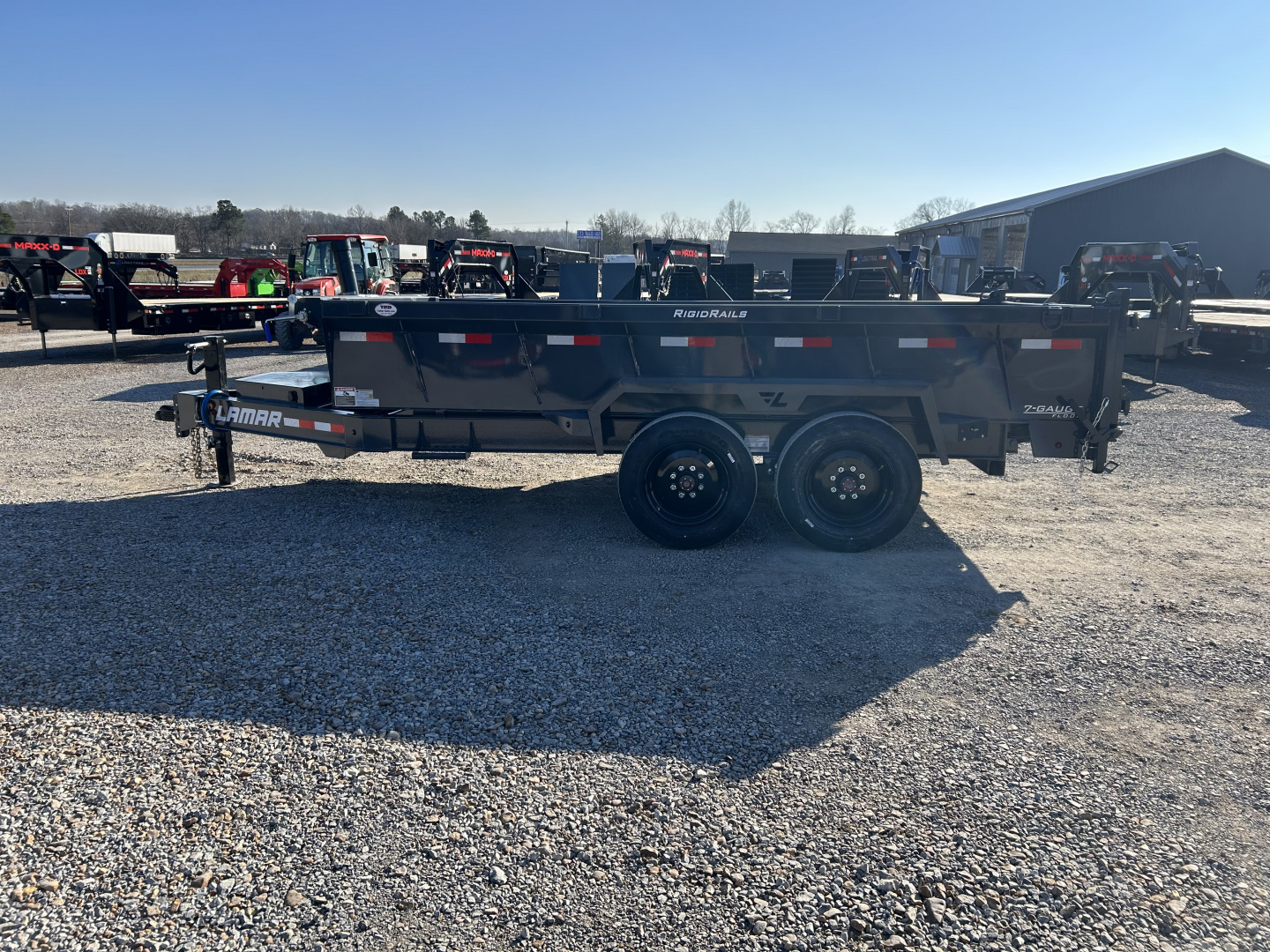 New 2026 Lamar Dump Trailer | 83" x 14' | 16K GVWR