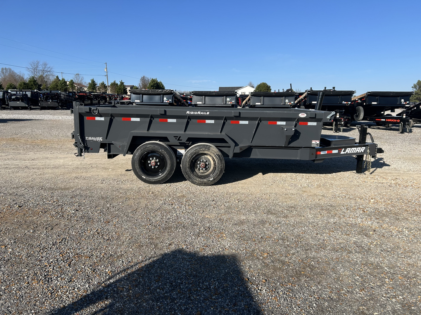New 2026 Lamar Dump Trailer | 83" x 14' | 16K GVWR