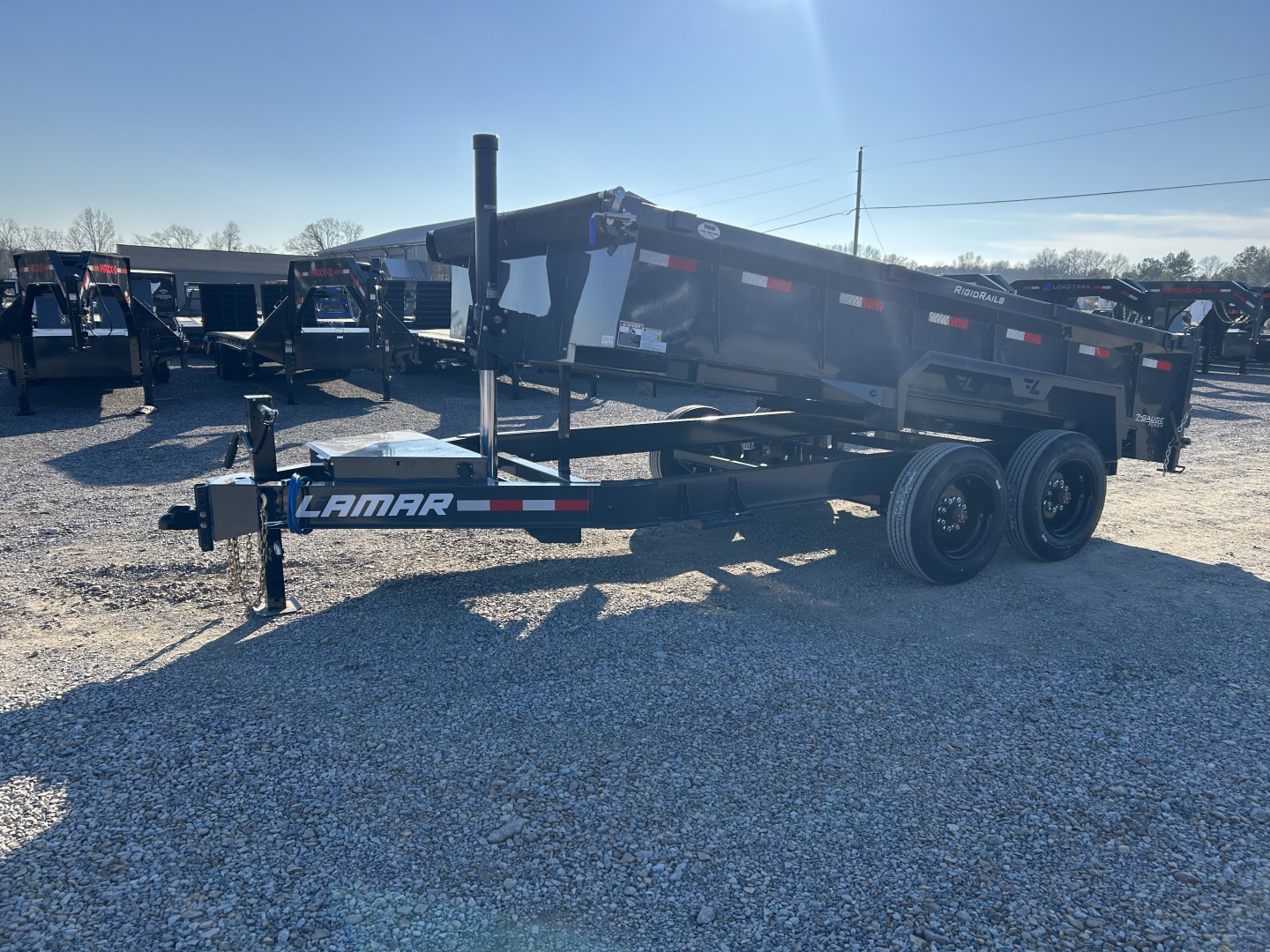 New 2026 Lamar Dump Trailer | 83" x 14' | 16K GVWR