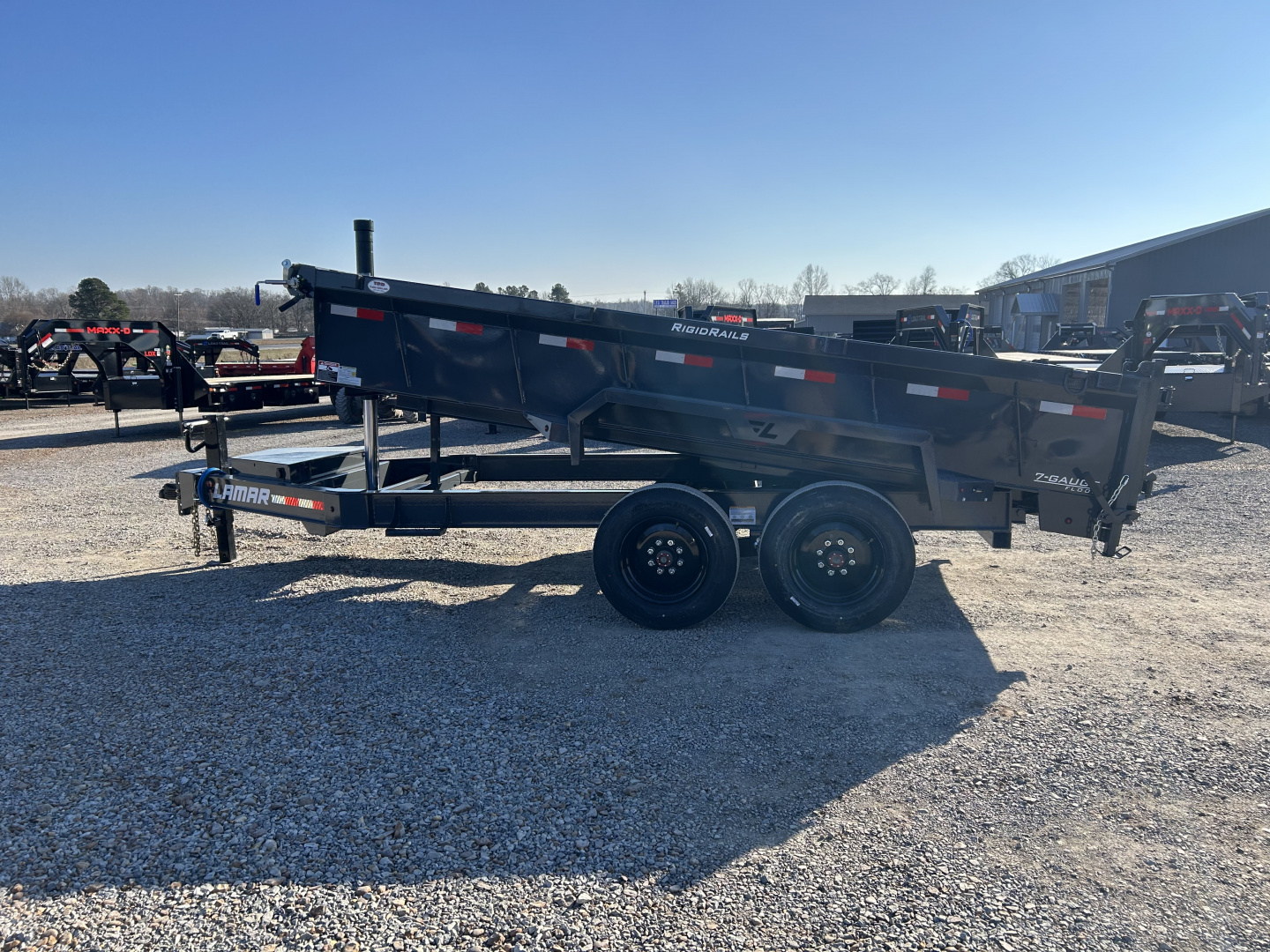 New 2026 Lamar Dump Trailer | 83" x 14' | 16K GVWR