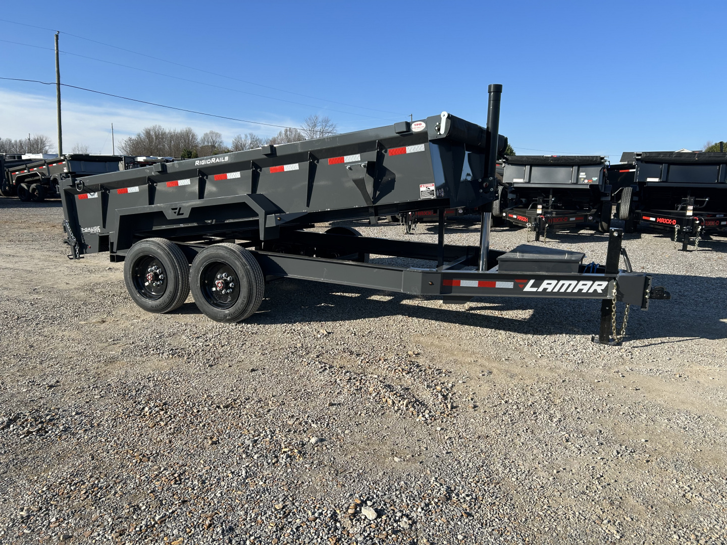 New 2026 Lamar Dump Trailer | 83" x 14' | 16K GVWR