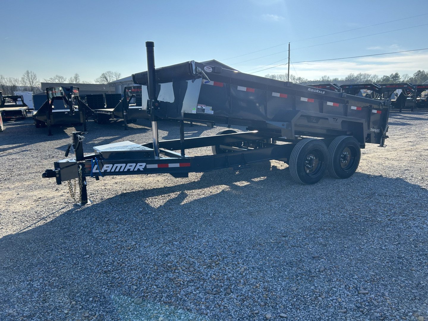New 2026 Lamar Dump Trailer | 83" x 14' | 16K GVWR