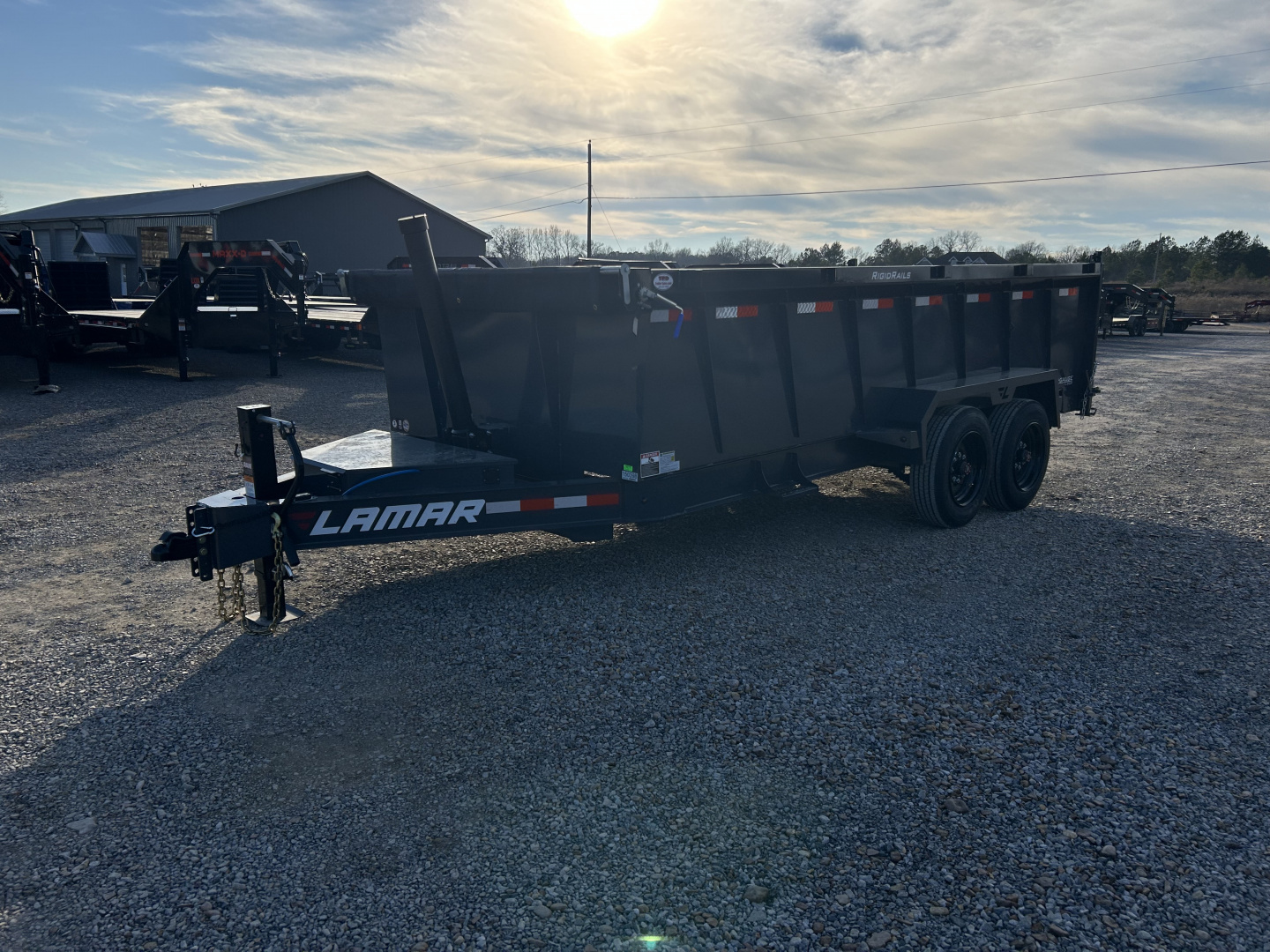 New 2026 Lamar Dump Trailer | 83" x 16' | 16K GVWR