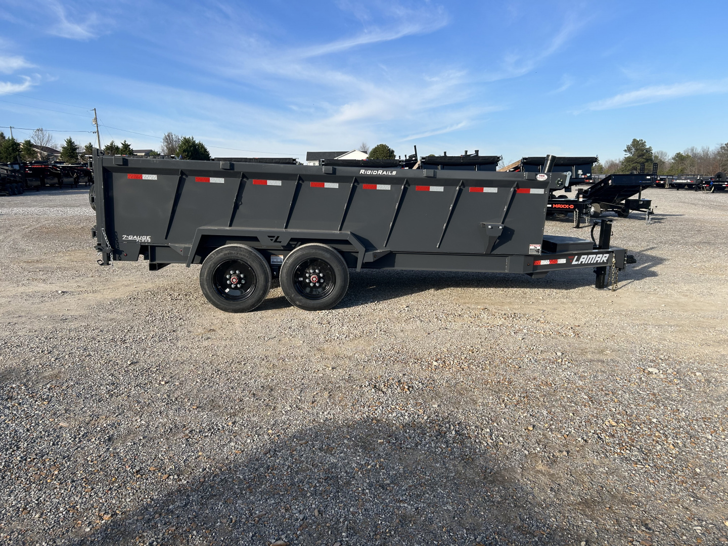 New 2026 Lamar Dump Trailer | 83" x 16' | 16K GVWR