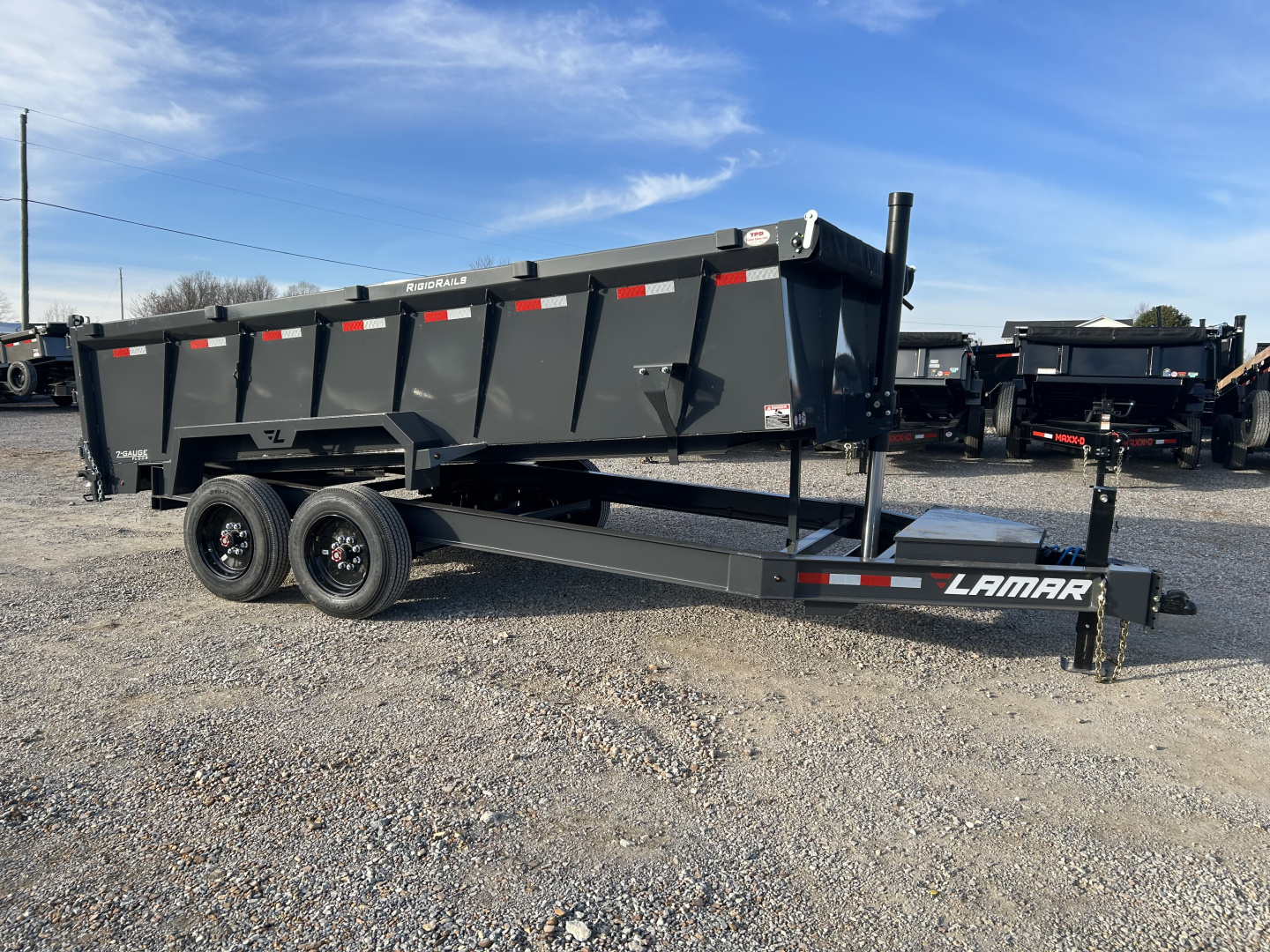 New 2026 Lamar Dump Trailer | 83" x 16' | 16K GVWR