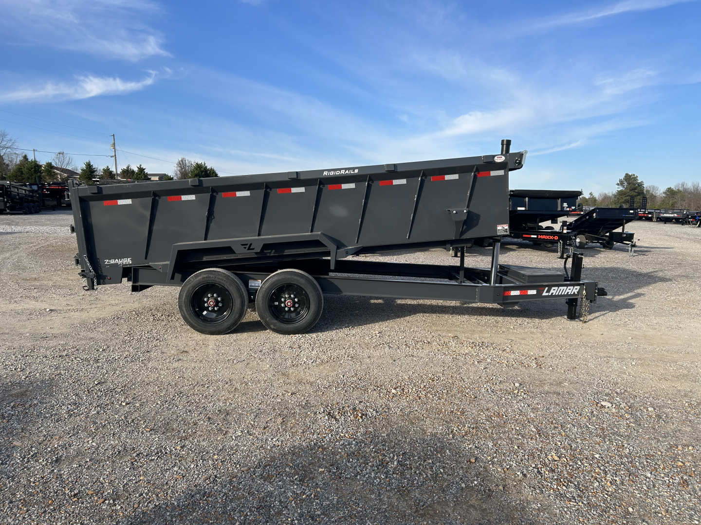 New 2026 Lamar Dump Trailer | 83" x 16' | 16K GVWR