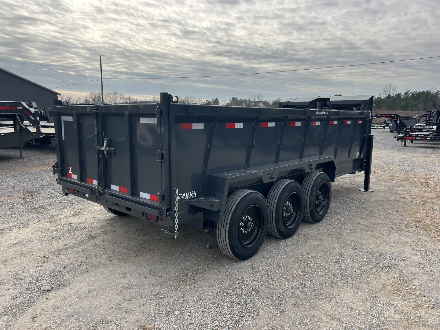 New 2026 Lamar Dump Trailer | 83" x 16' | 21K GVWR