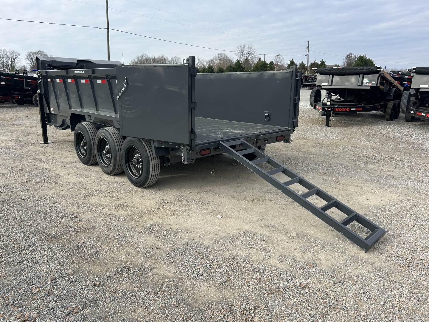 New 2026 Lamar Dump Trailer | 83" x 16' | 21K GVWR