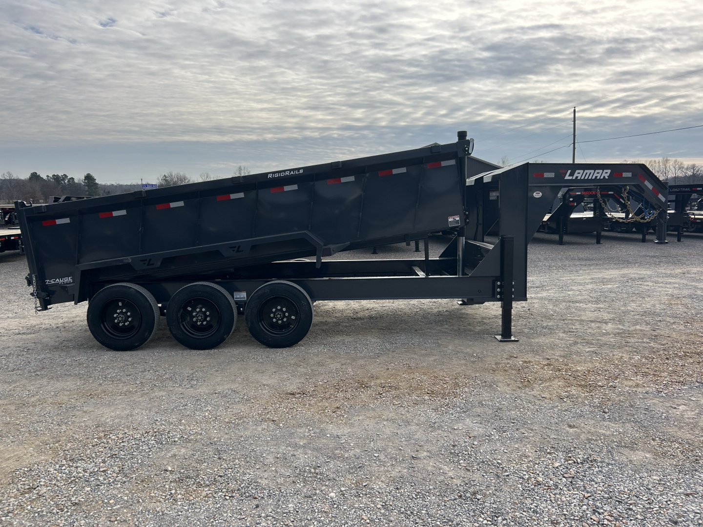 New 2026 Lamar Dump Trailer | 83" x 16' | 21K GVWR