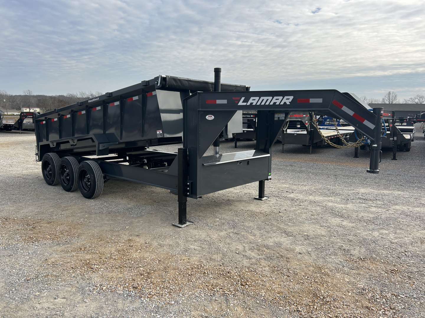 New 2026 Lamar Dump Trailer | 83" x 16' | 21K GVWR