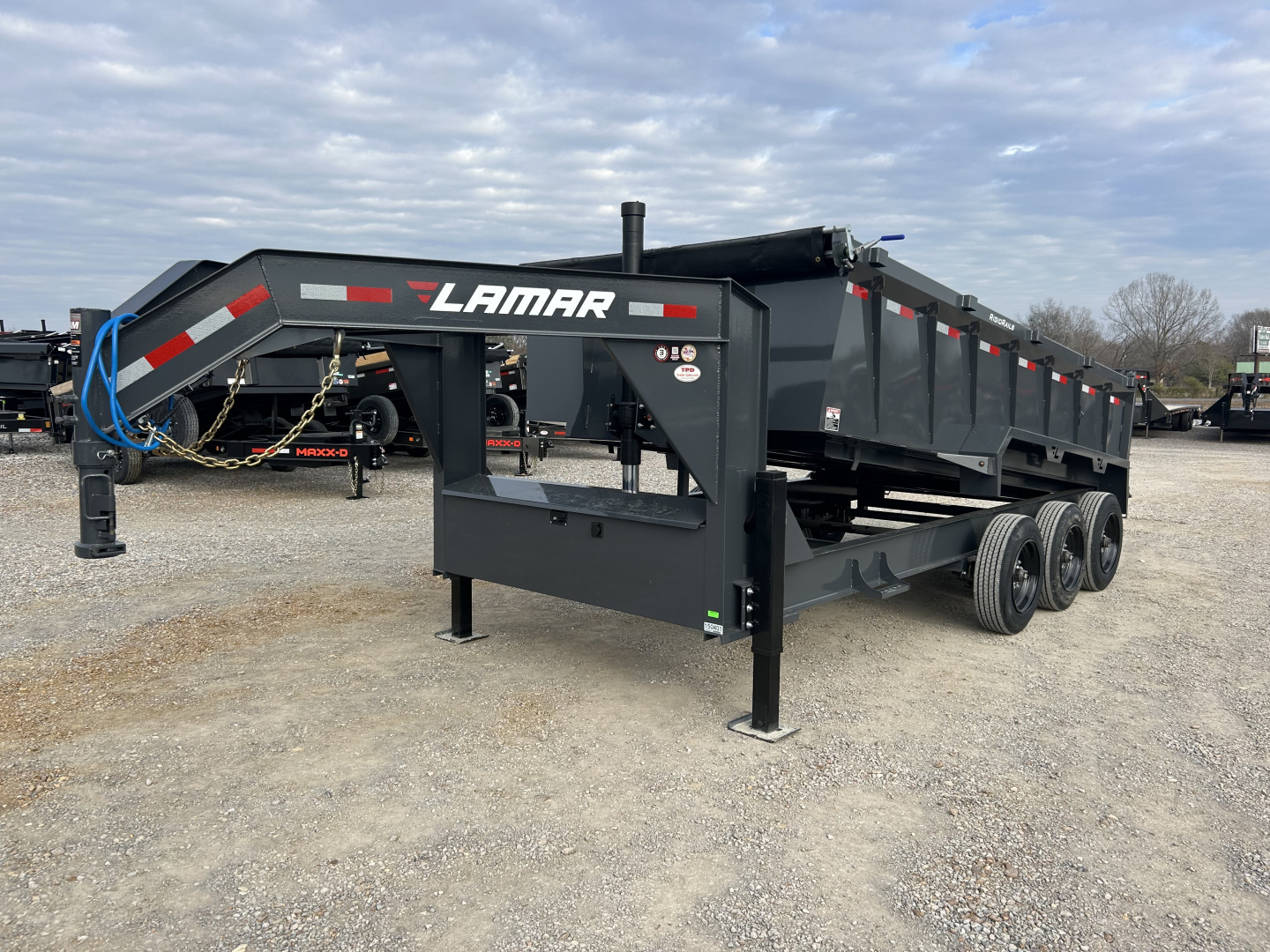 New 2026 Lamar Dump Trailer | 83" x 16' | 21K GVWR