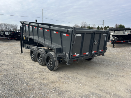New 2026 Lamar Dump Trailer | 83" x 16' | 21K GVWR