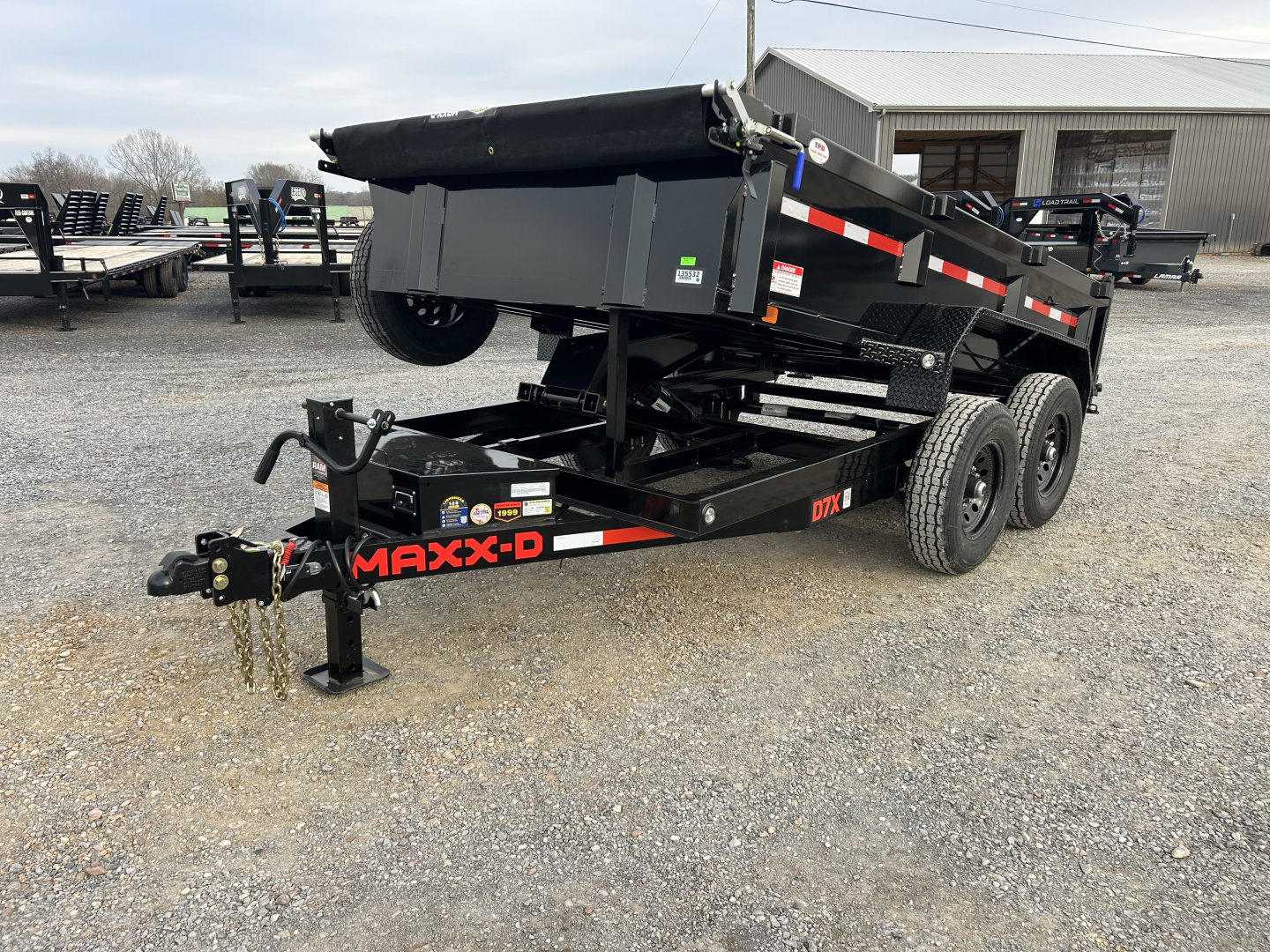 New 2026 MAXXD 72"x12' 14k Dump Trailer