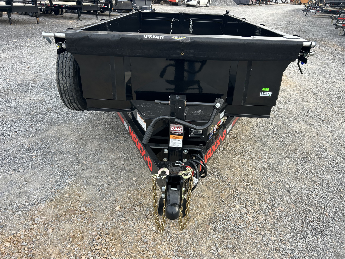 New 2026 MAXXD 72"x12' 14k Dump Trailer