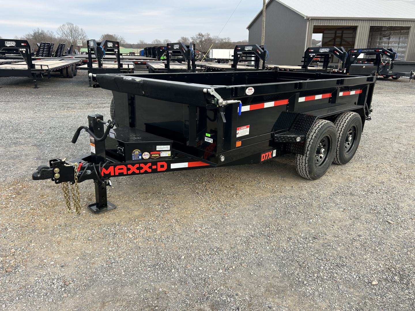 New 2026 MAXXD 72"x12' 14k Dump Trailer