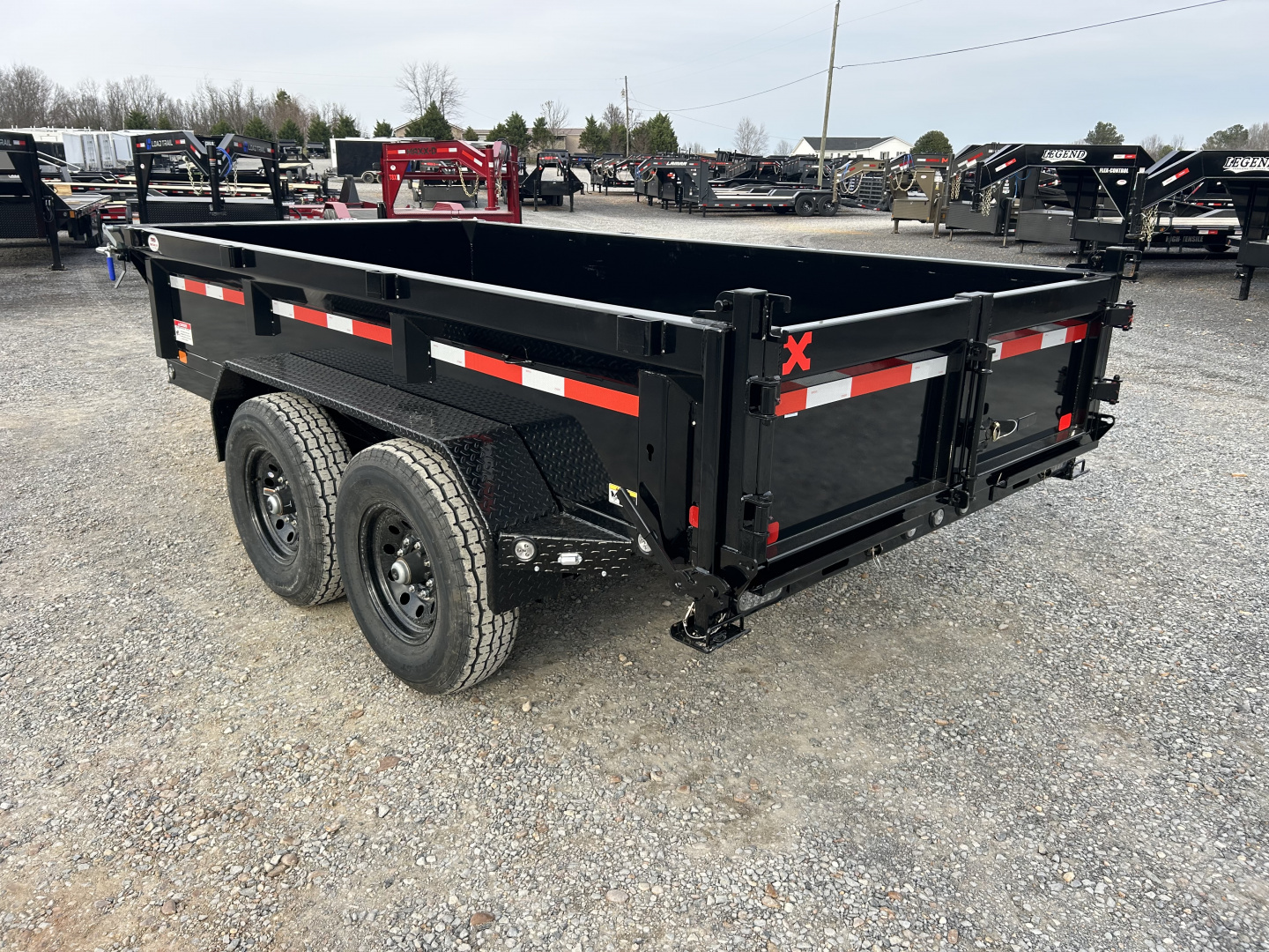 New 2026 MAXXD 72"x12' 14k Dump Trailer