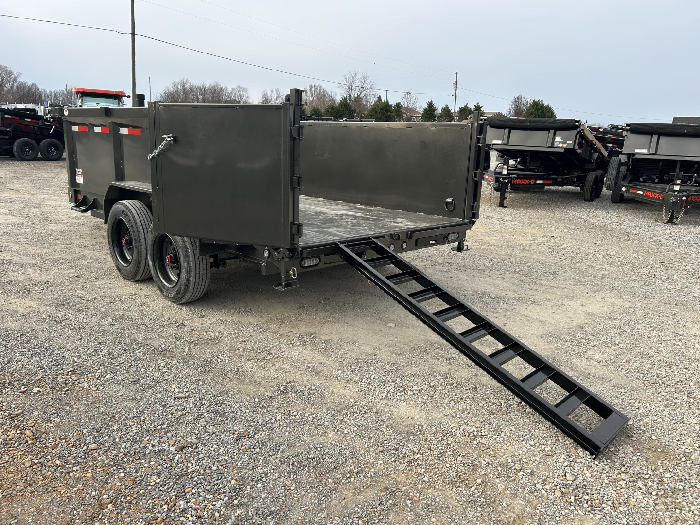 New 2026 MAXXD Dump Trailer | 14' x 83" 17.5K GVWR