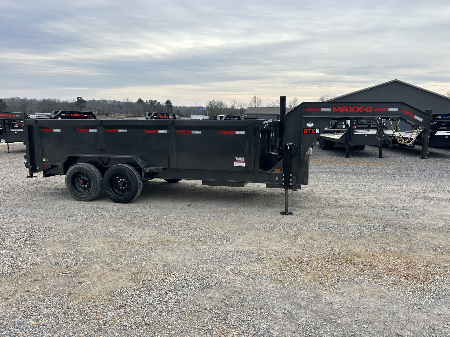 New 2026 MAXXD Gooseneck Dump Trailer | 83" x 16' | 18K GVWR